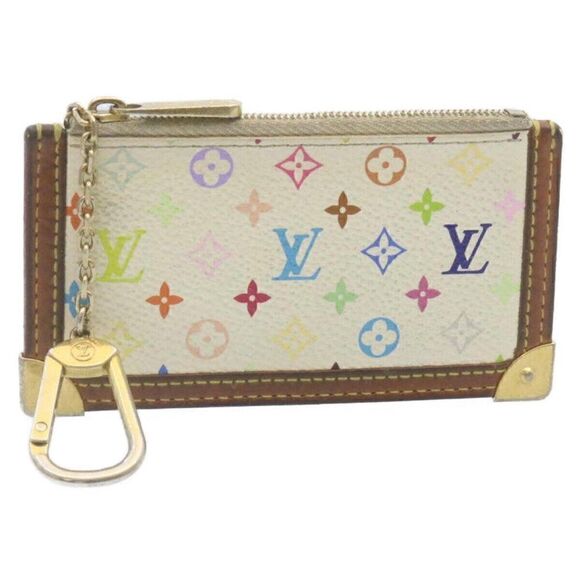 LOUIS VUITTON Monogram Multicolor Pochette Cles Coin Purse - Picture 1 of 14